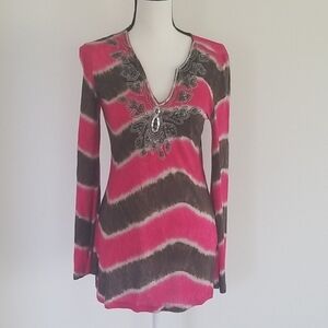 I.N.C. TIE DYE BLOUSE